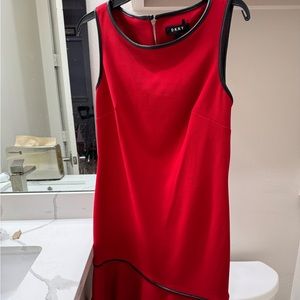 Red DKNY dress. Like new